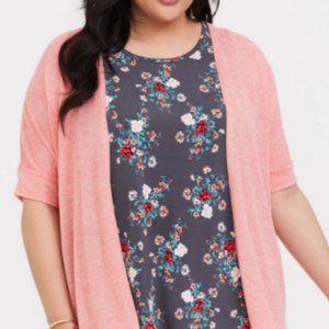 Coral Hacci Dolman Cardigan 2x Torrid